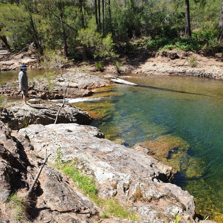 Deua River lunch spot